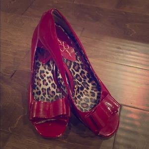 👠Jessica Simpson Open-Toe Pumps